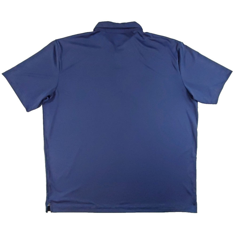 Callaway Opti-Dri Golf Polo Shirt Mens XXL Tall Navy Multi Stripe Performance - Picture 2 of 6